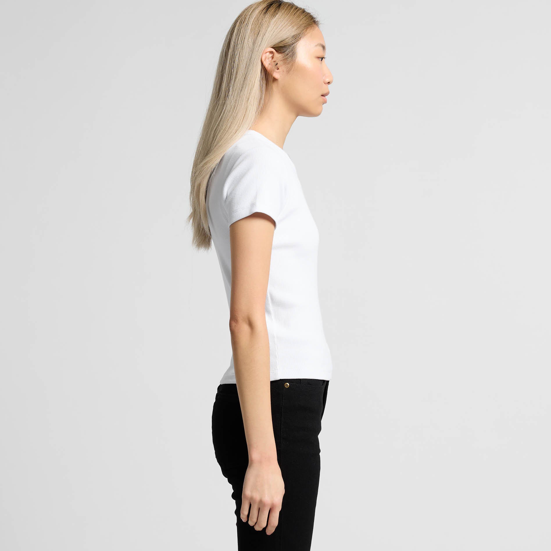 ASUREI Women Organic Rib Tee