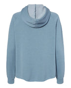 ASUREI Ladies Lightweight Wash Zip Hoodie