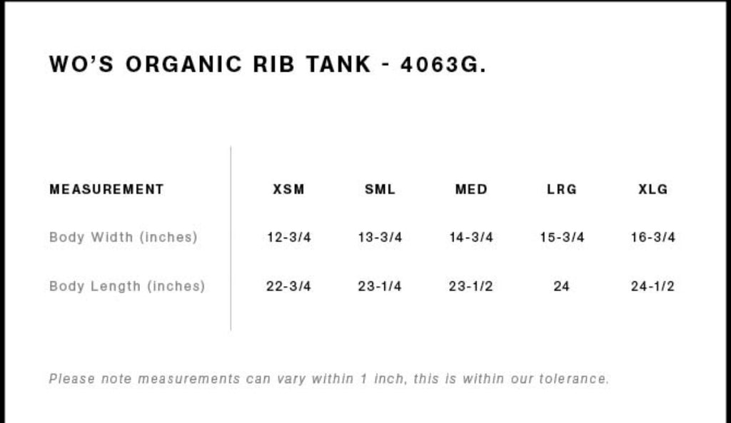 ASUREI Ladies Organic Rib Tank