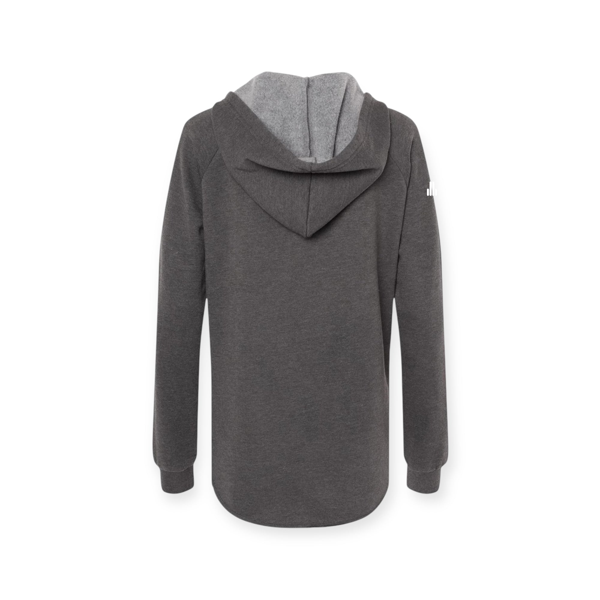 ASUREI Ladies Lightweight Wash Hooded Sweatshirt