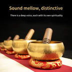 ASUREI Copper Singing Bowl with Wooden Mallet (4 Sizes)