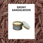 ASUREI Travel Tin Scented Candle Series | British Pear and Freesia (10 Scents)