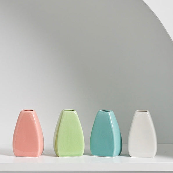 Mini Pastel Series | Glazed Porcelain Vase (5 Colours)