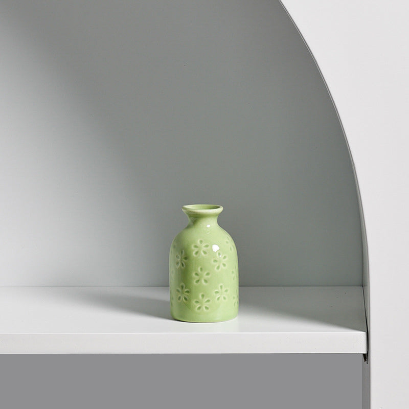 Mini Flower Petals Series | Glazed Porcelain Vase (5 Colours)