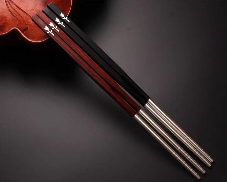 Pure Silver Chopsticks Gift Set | 16 Styles