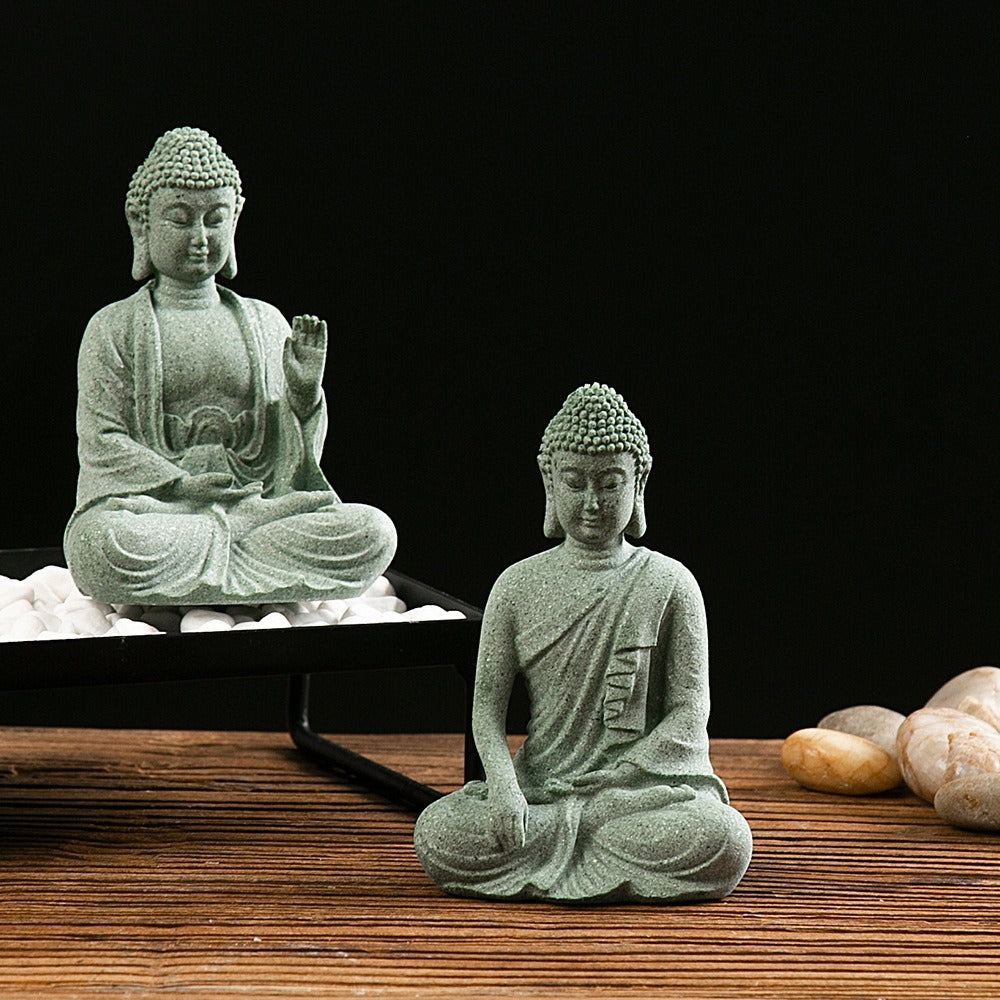 Green Sand Buddha Statues – 8 Tranquil Designs