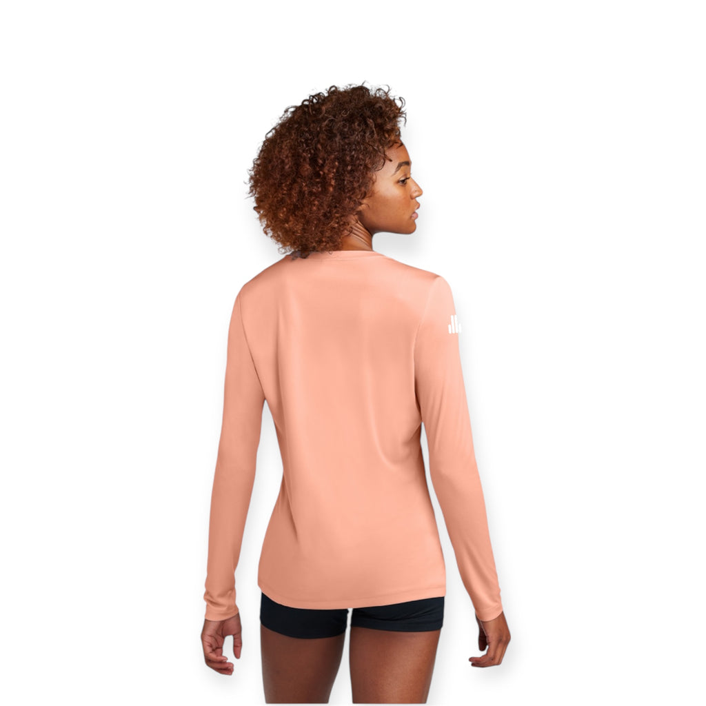ASUREO Ladies Active Round-Neck Long Sleeve Tee