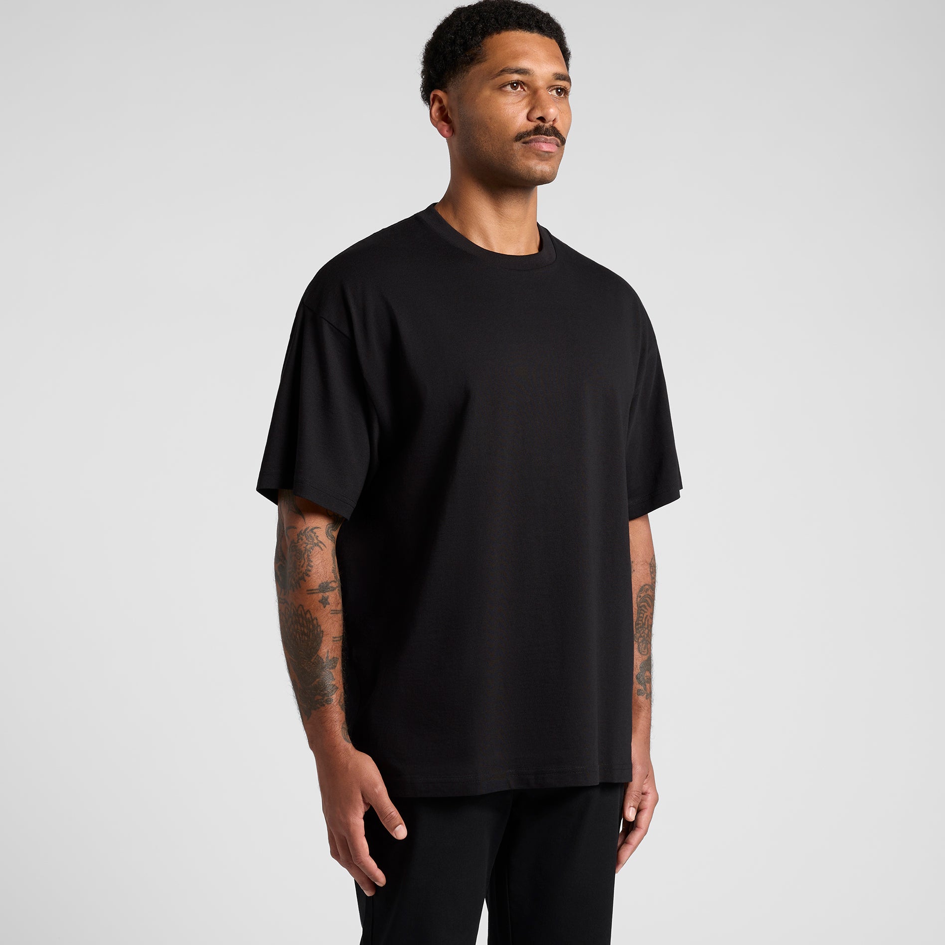 ASUREI Men Premium Block Oversized Tee