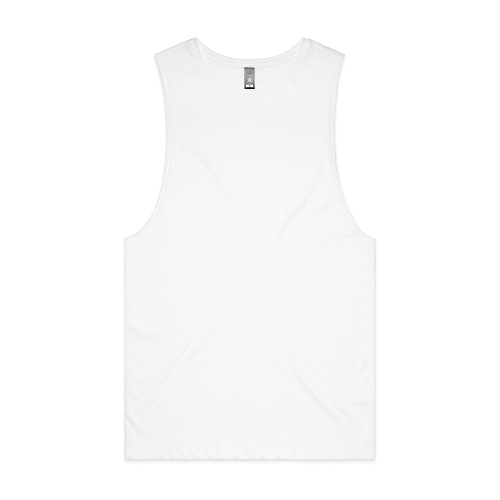 ASUREI Men Active Athlete Tank Top | 3 Colours | White