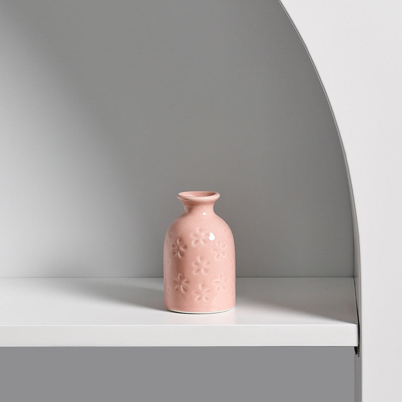 Mini Flower Petals Series | Glazed Porcelain Vase (5 Colours)