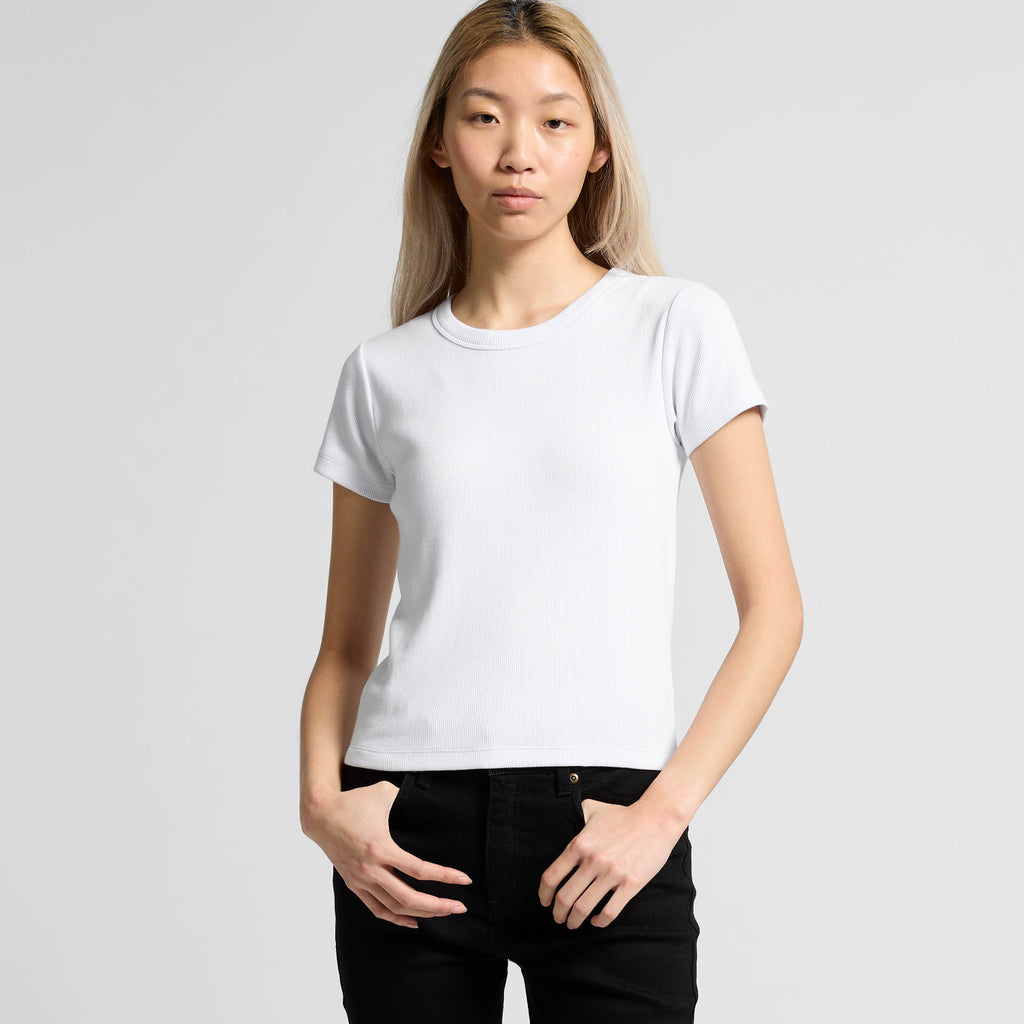 ASUREI Women Organic Rib Tee