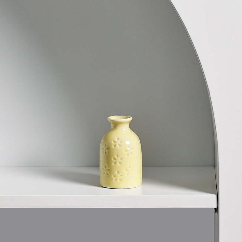 Mini Flower Petals Series | Glazed Porcelain Vase (5 Colours)