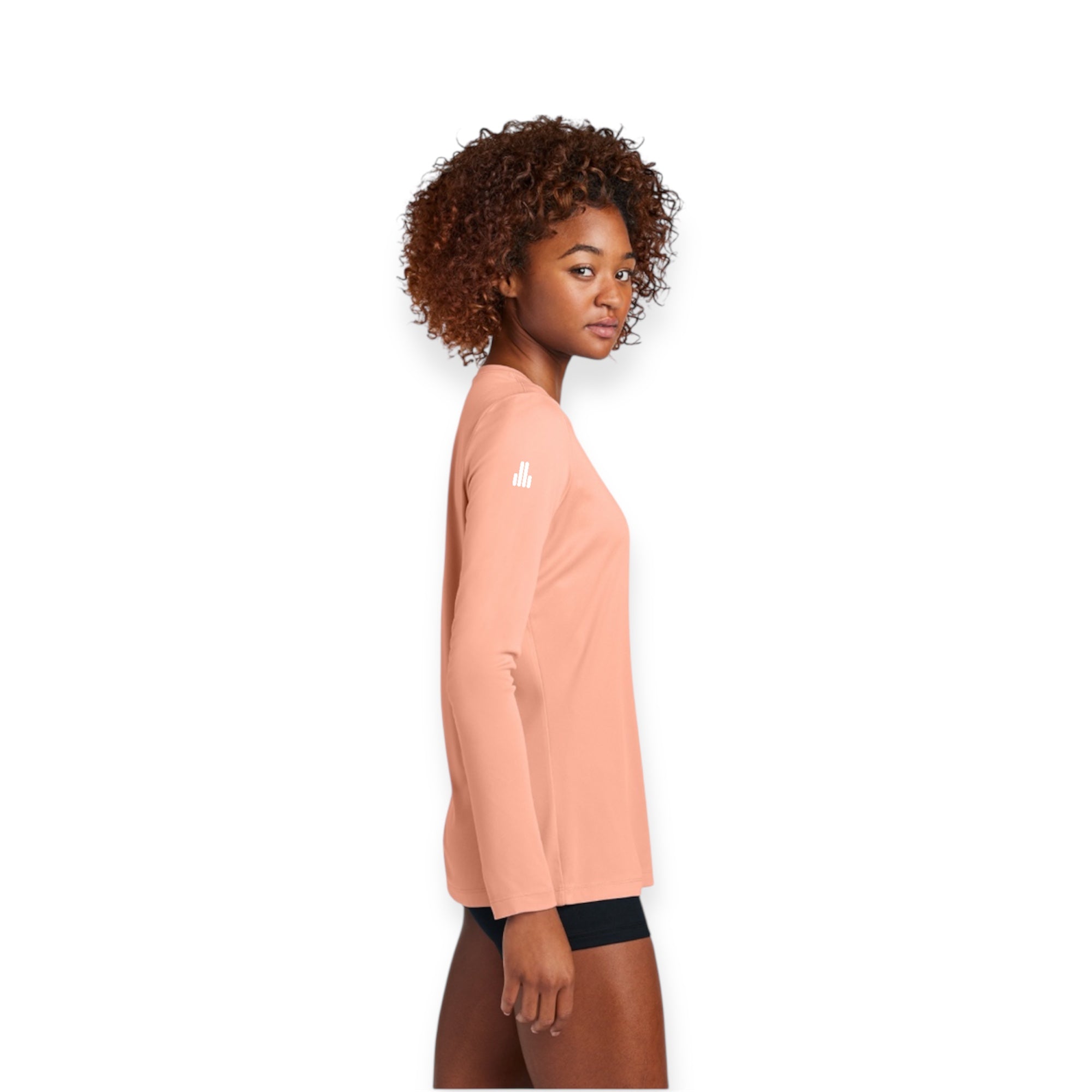ASUREO Ladies Active Round-Neck Long Sleeve Tee