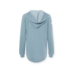 ASUREI Ladies Lightweight Wash Hooded Sweatshirt