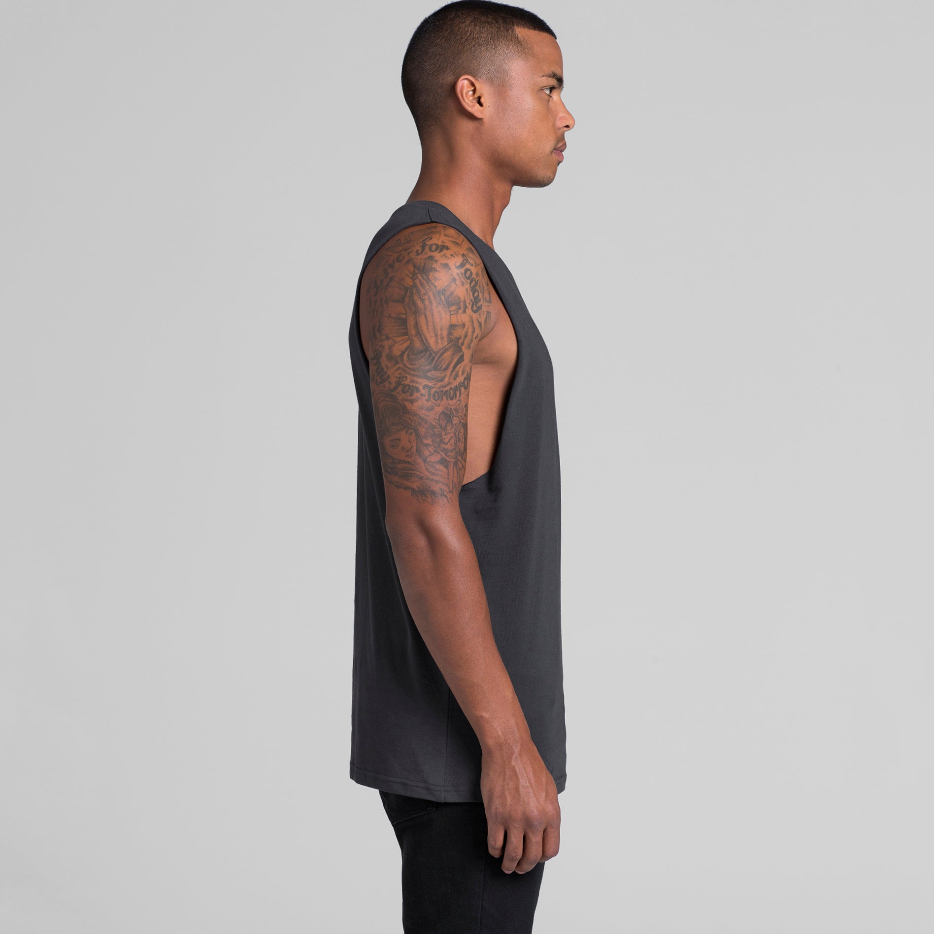 ASUREI Men Active Athlete Tank Top | 3 Colours | Coal