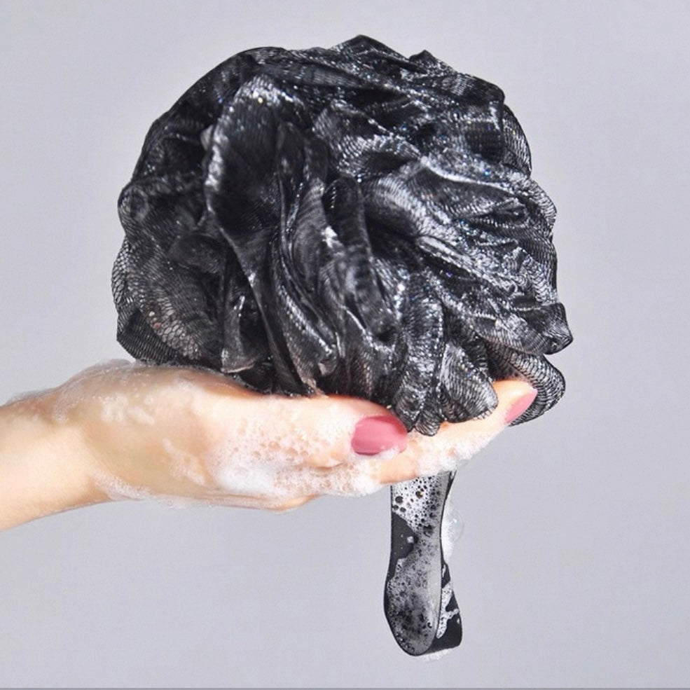 Charcoal Net Ball Shower Scrub