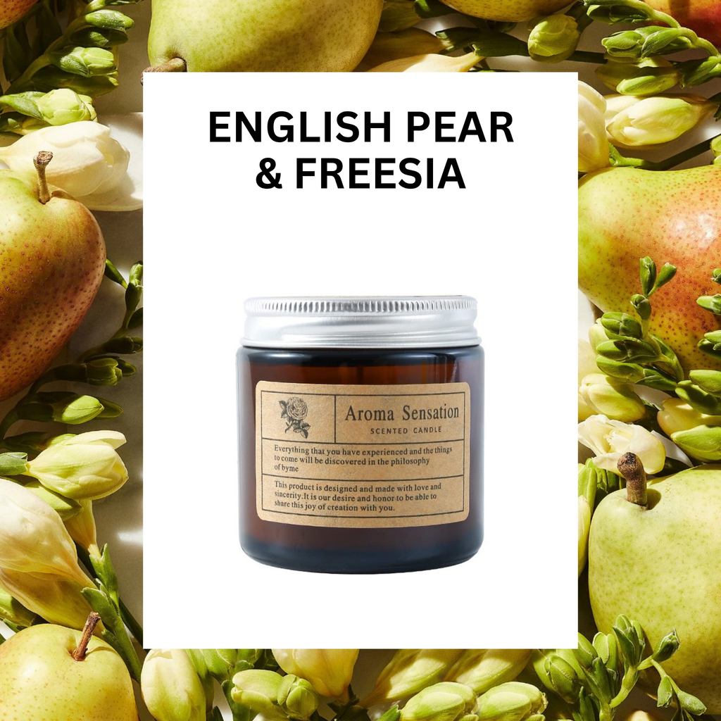 ASUREI English Pear & Freesia Candle