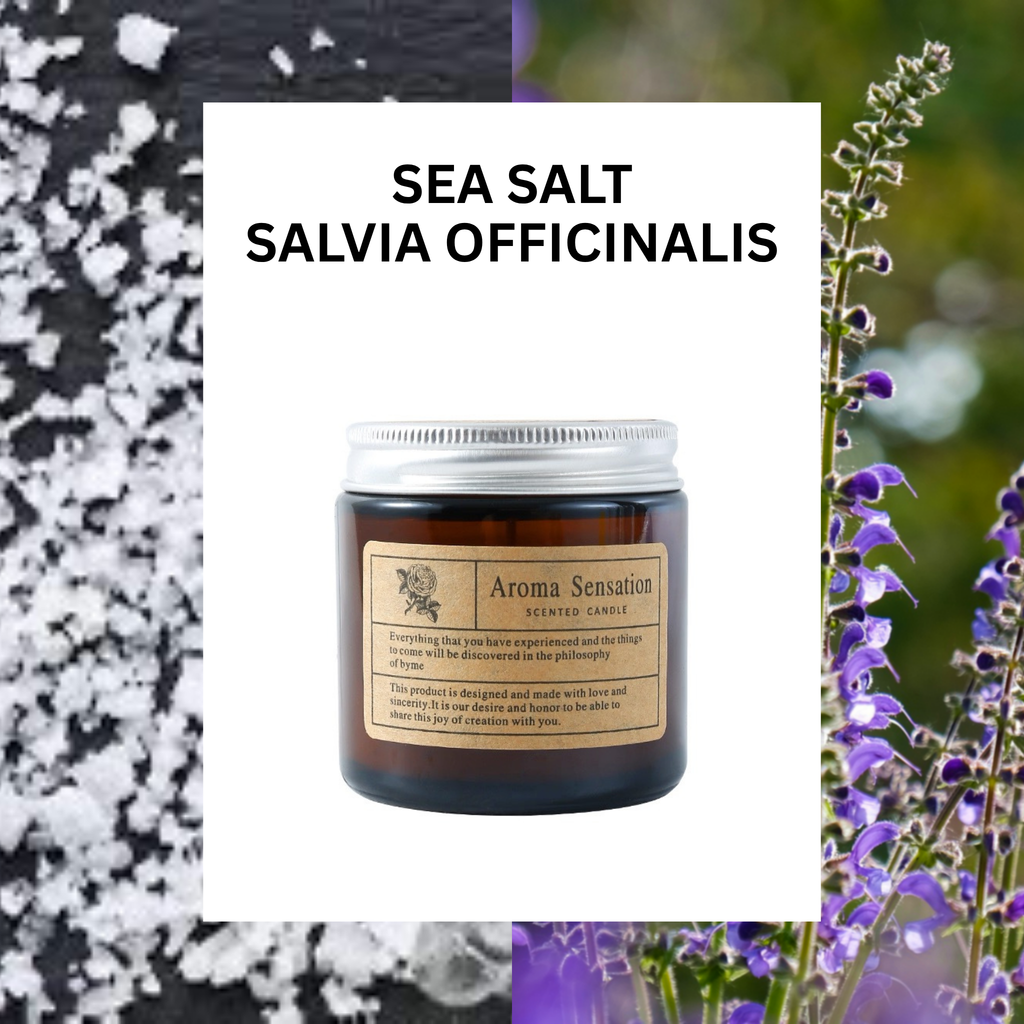 ASUREI Sea Salt Salvia Officinalis Candle