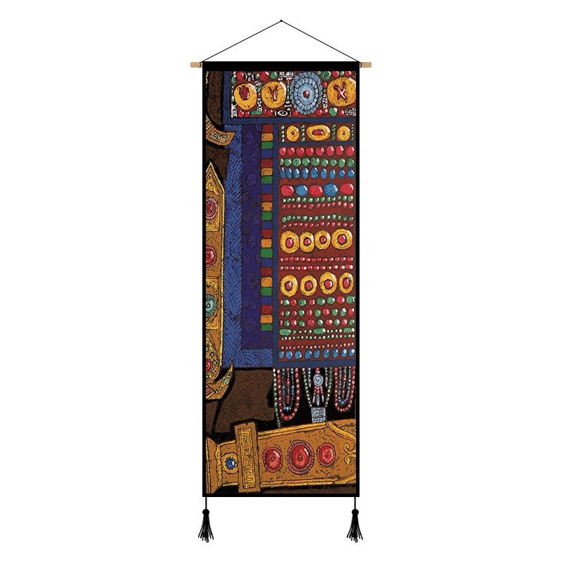 Tibetan Culture Canvas Scroll Wall Art Painting