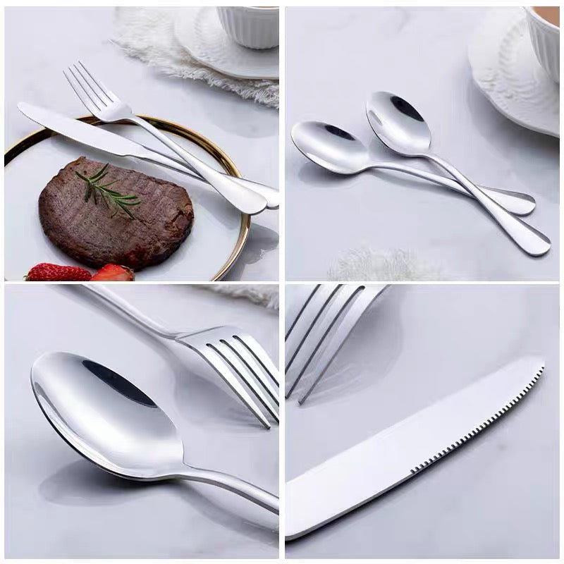 24-Piece Cutlery Gift Set | 5 Luxe Finishes