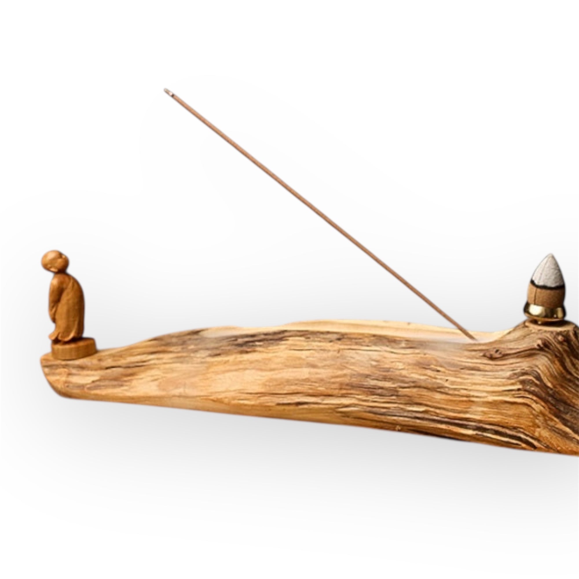 Man on Log Backflow Incense Diffuser