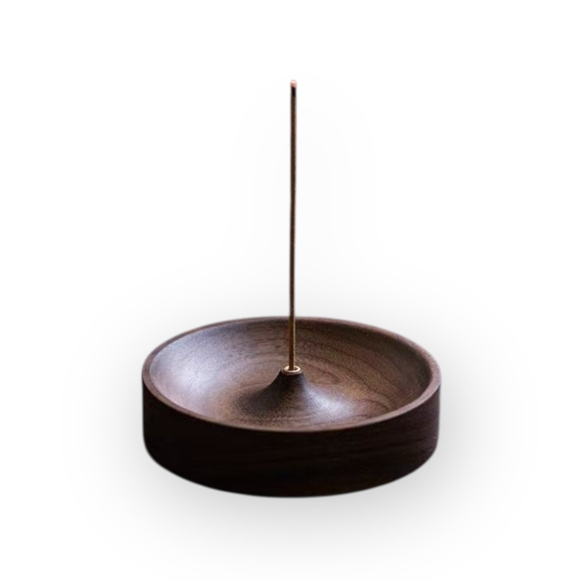 Zen Walnut Wood Incense Stick Holder