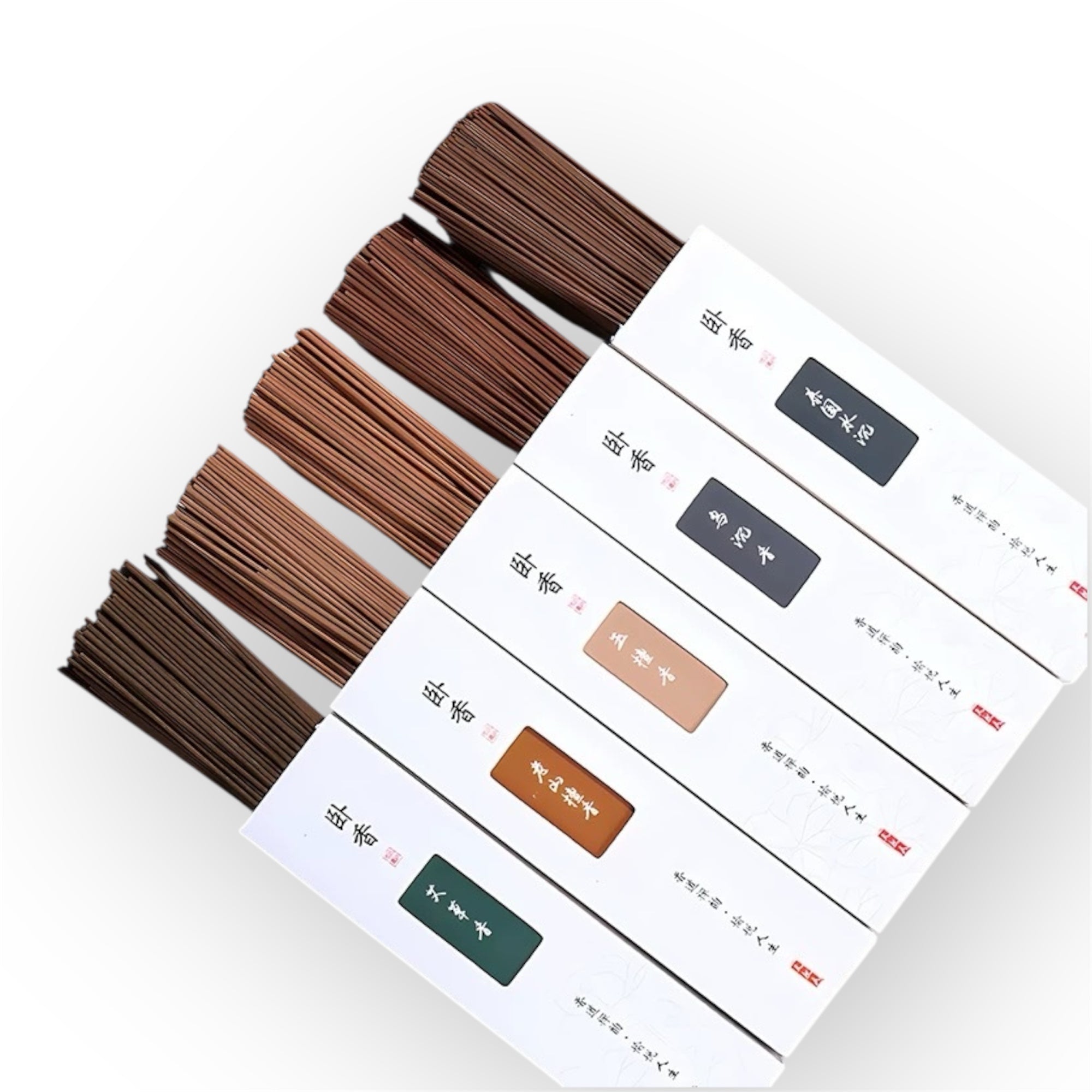 Standard Organic Incense Sticks | 5 Scents | Thai Sink Agarwood