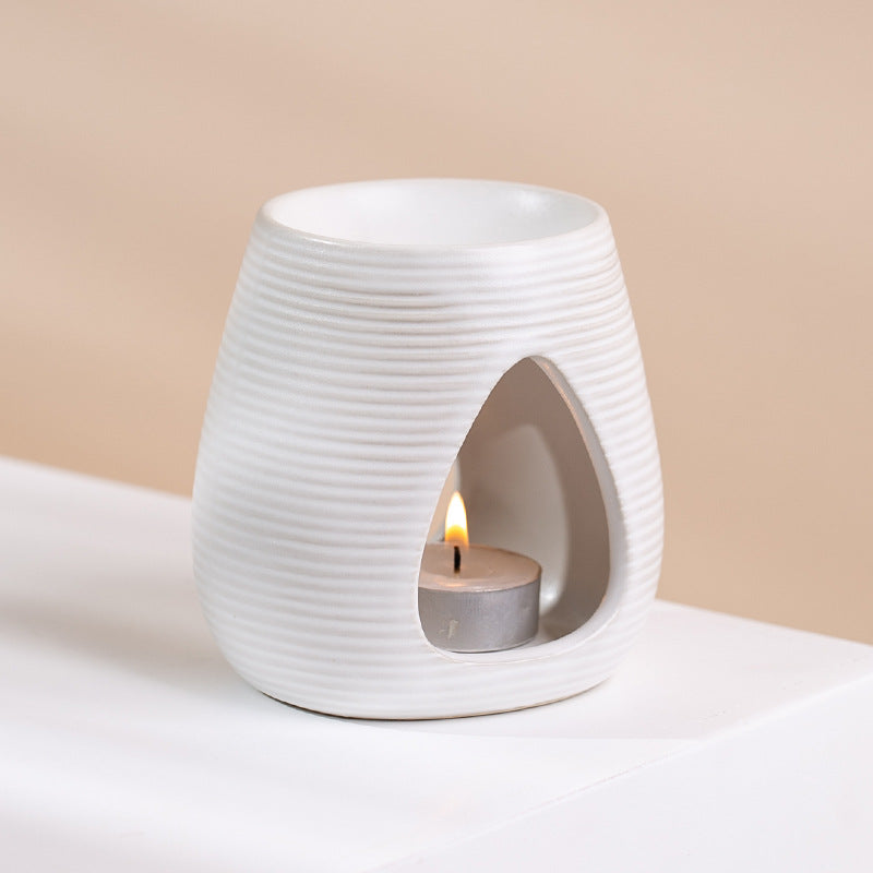 Modern Swirl Ceramic Diffuser Series | 2 Colours | White