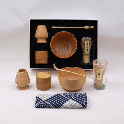 Organic Bamboo 5-Piece Matcha Making Tea Set