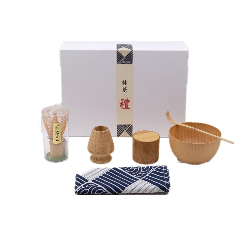 Organic Bamboo 5-Piece Matcha Making Tea Set