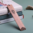 Oriental Wooden Bookmark 4-Piece Gift Set