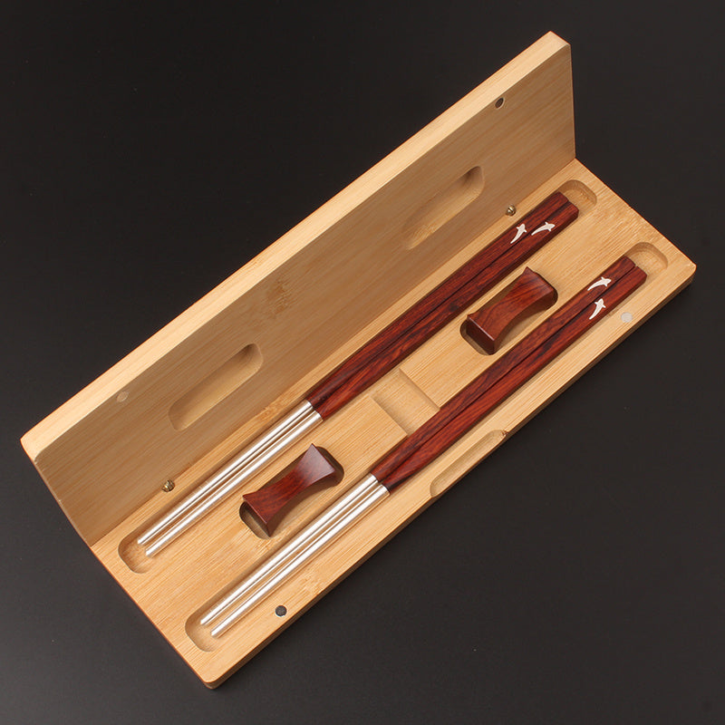 Pure Silver Chopsticks Gift Set | 16 Styles