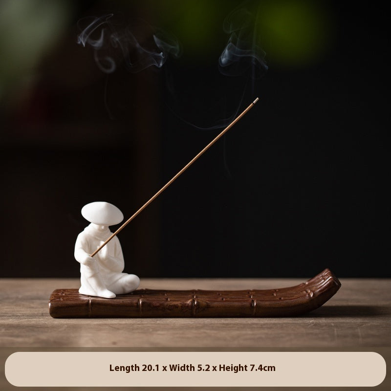Fisherman on Bamboo Raft Incense Diffuser | 6 Designs