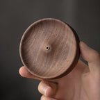 Zen Walnut Wood Incense Stick Holder