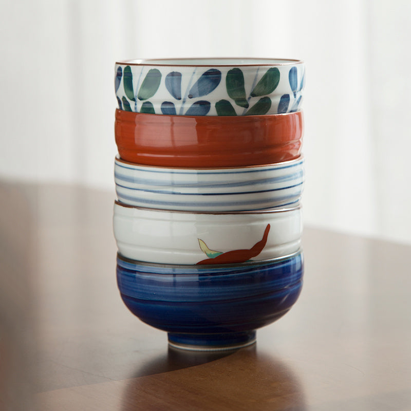 Premium Japanese 5 Bowls Gift Set