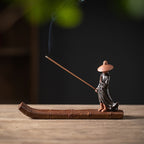 Fisherman on Bamboo Raft Incense Diffuser | 6 Designs
