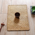 Hand-Woven Straw Tea Mat | 2 Colours
