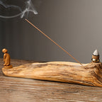 Man on Log Backflow Incense Diffuser