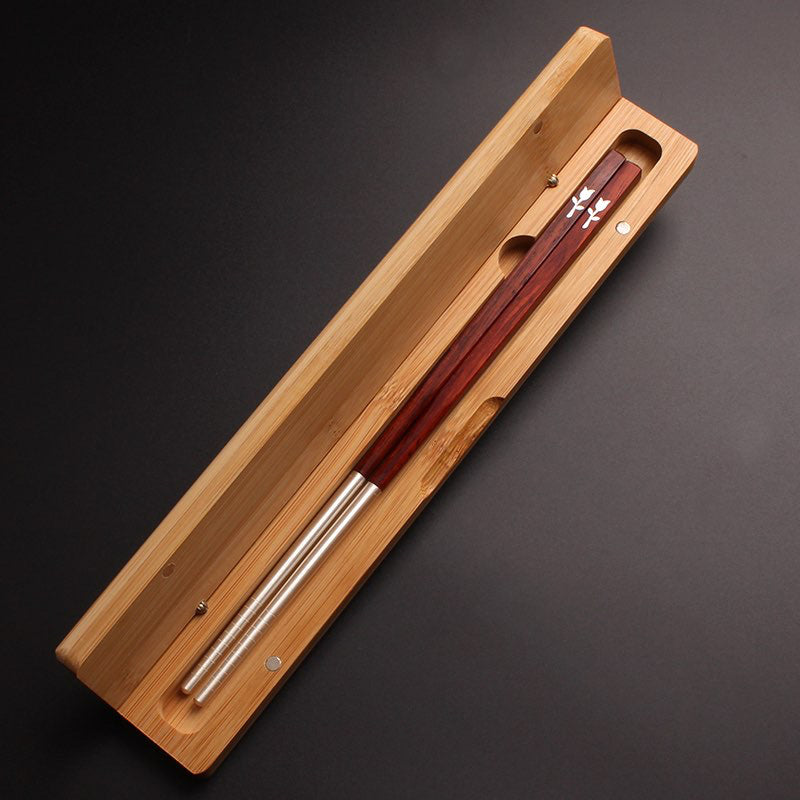 Pure Silver Chopsticks Gift Set | 16 Styles